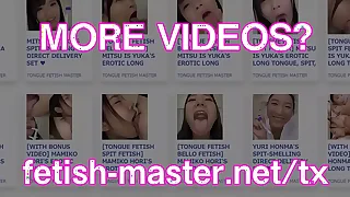 Japanese Asian Tongue Spit Complexion Nose The fate of Sucking Kissing Handjob Fetish - More at fetish-master.net